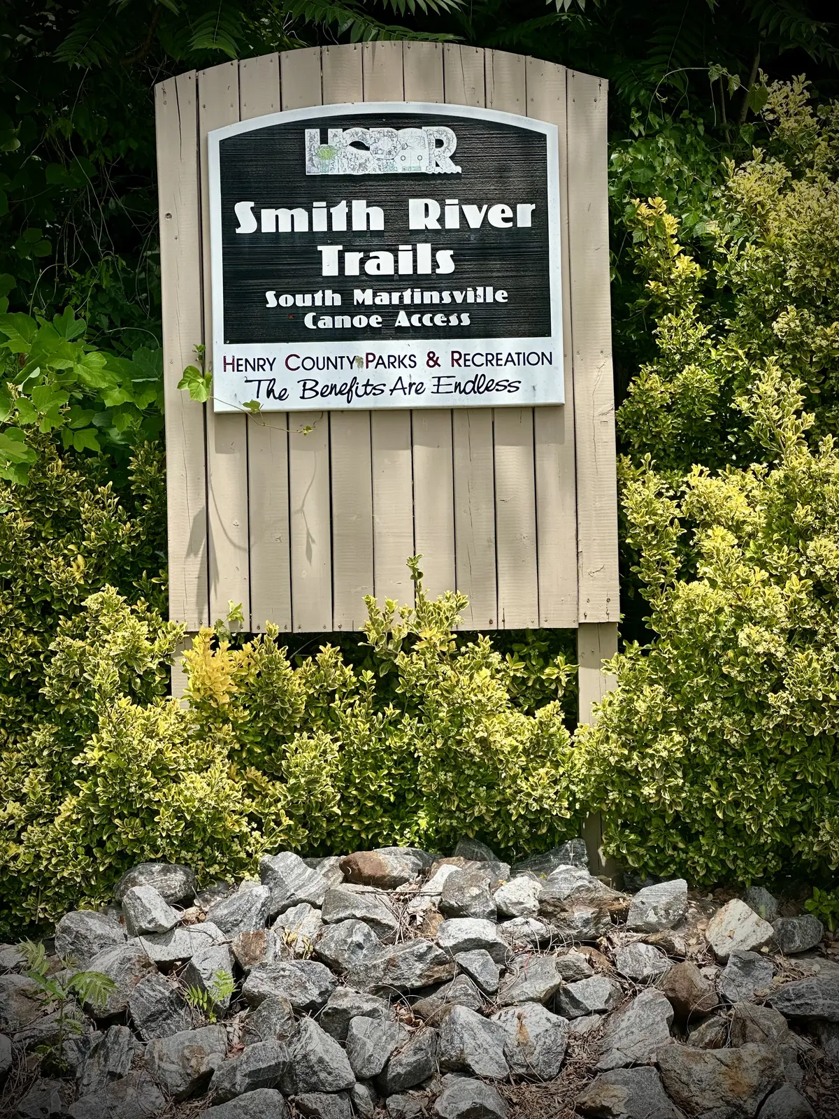 Smith River Trail System sign